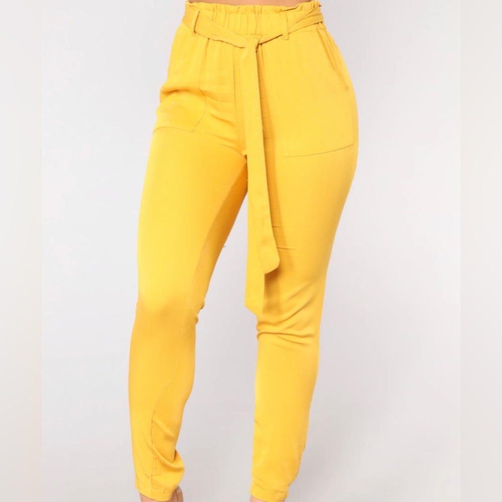 New Classic Tie Waist Pants